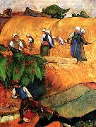 Paul Gauguin Harvest Scene Norge oil painting reproduction